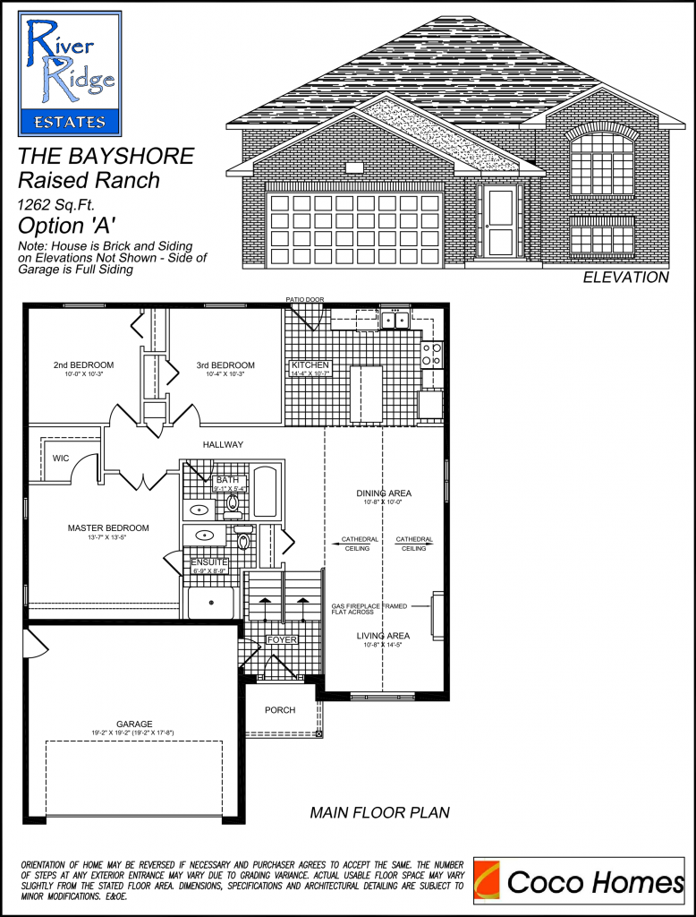 Bayshore Floor Plan - Main Floor